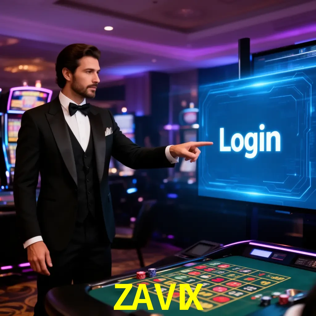 ZAVIX Login - OTP, cuenta y soporte Pantalla ZAVIX Login con OTP, contraseña, cuenta segura y soporte móvil