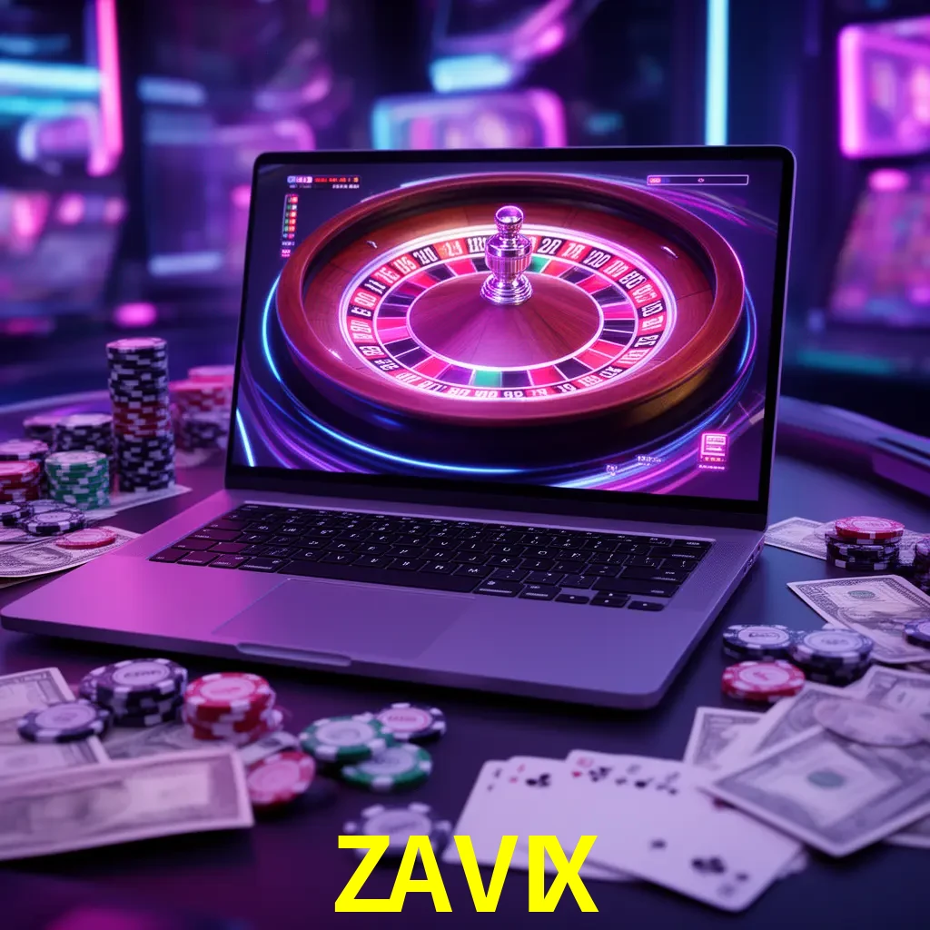 Centro móvil ZAVIX con casino, cajero, bonos, app y acceso de cuenta para México